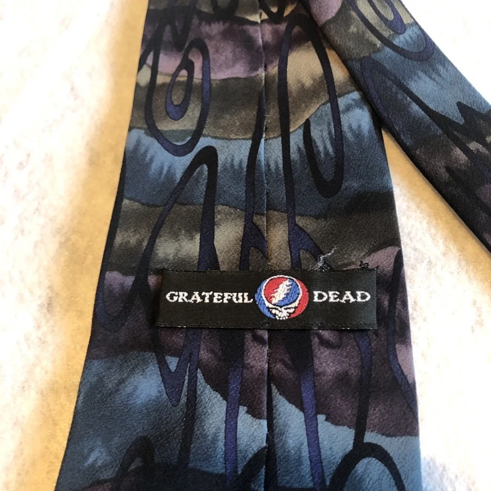 Grateful Dead Tie Electric 2 Sixth Set 100% Silk‎ multicolored Jerry Garcia